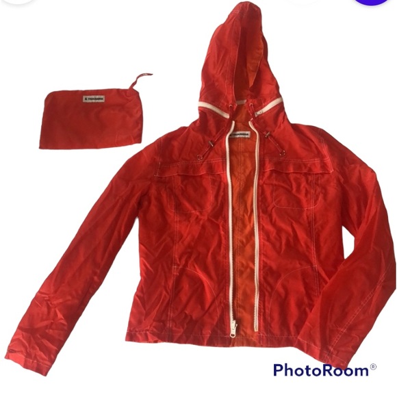 & TROUSERS Jackets & Blazers - Vtg Womens Windbreaker (Reversible!)